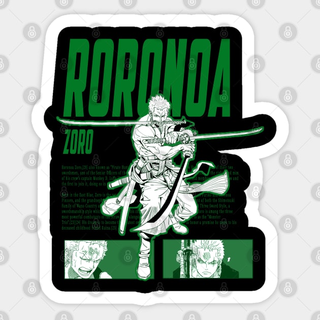 zoro Sticker by Retrostyle